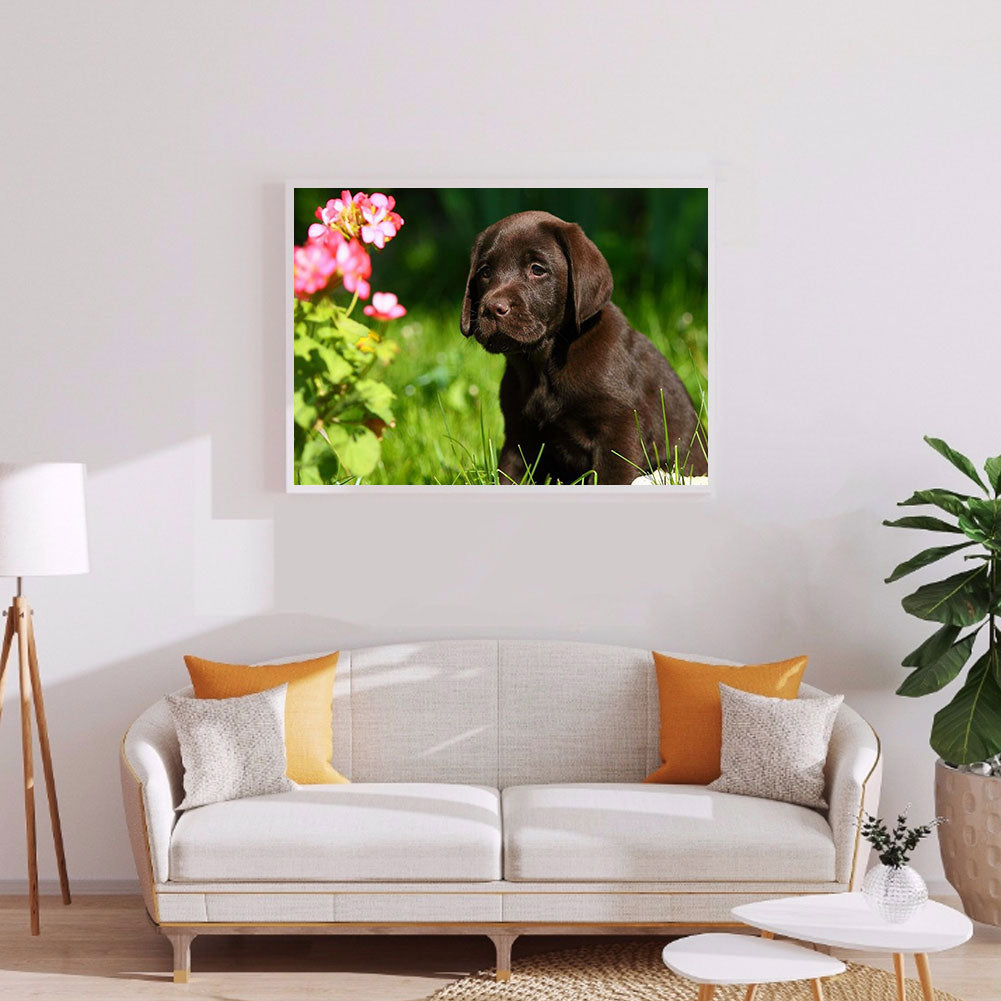 Labrador - Full Round Drill Diamond Painting 40*30CM