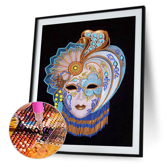 Mask Woman - Special Shaped Drill Diamond Paiting 30*40CM