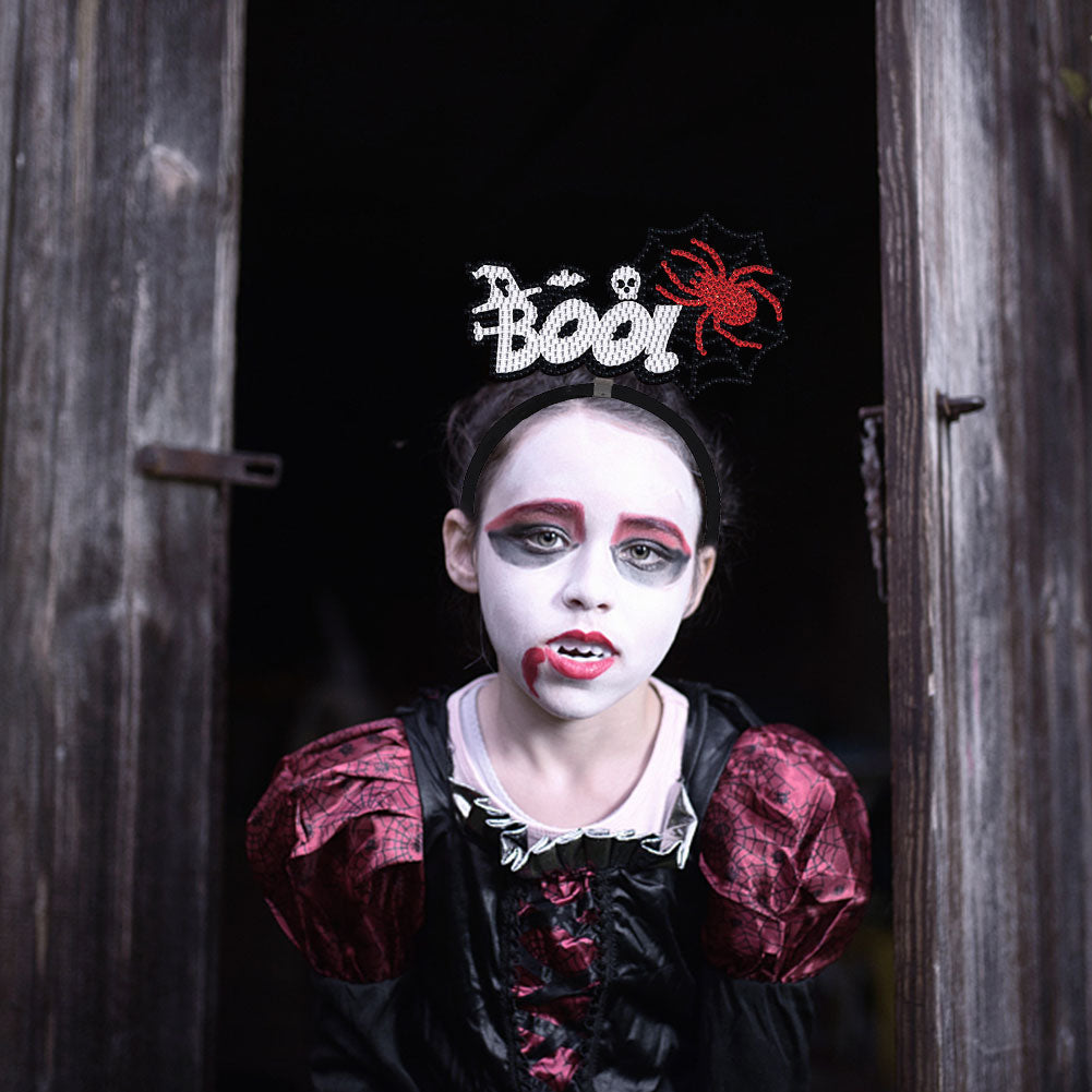 DIY Point Drill Halloween Head Band Halloween Party Photo Props Hair Decor