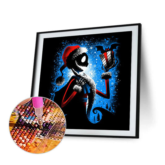 Christmas Skull Jack - Full Round Drill Diamond Painting 30*30CM