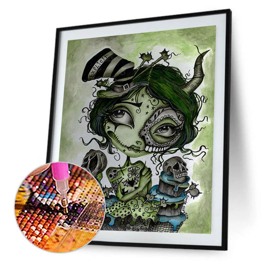 Virtual Doll - Full Round Drill Diamond Painting 30*40CM