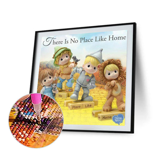 Family Warm Doll - Full Round Drill Diamond Painting 50*50CM