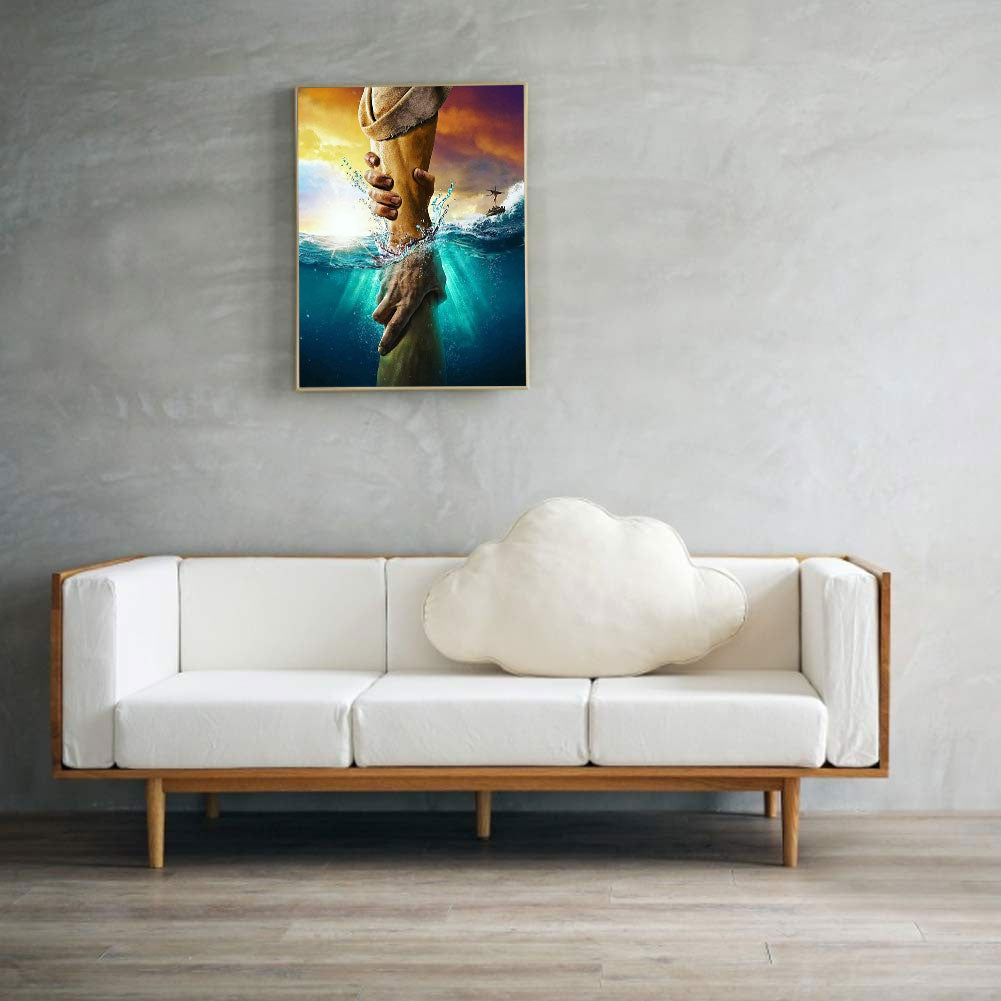 Hands - Full Round Drill Diamond Painting 50*60CM