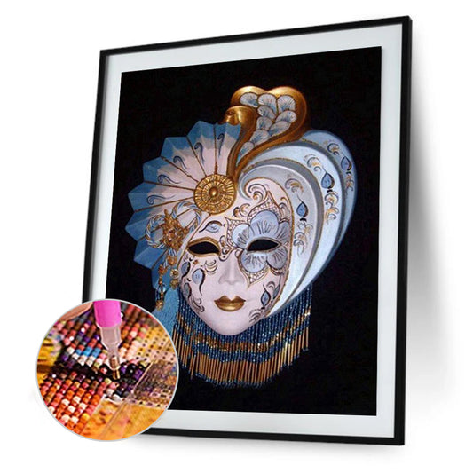 Mask Woman - Full Round Drill Diamond Painting 50*60CM