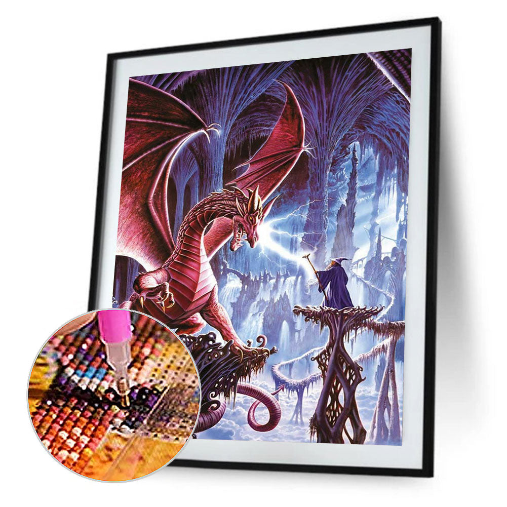 Pterosaur - Full Round Drill Diamond Painting 50*60CM