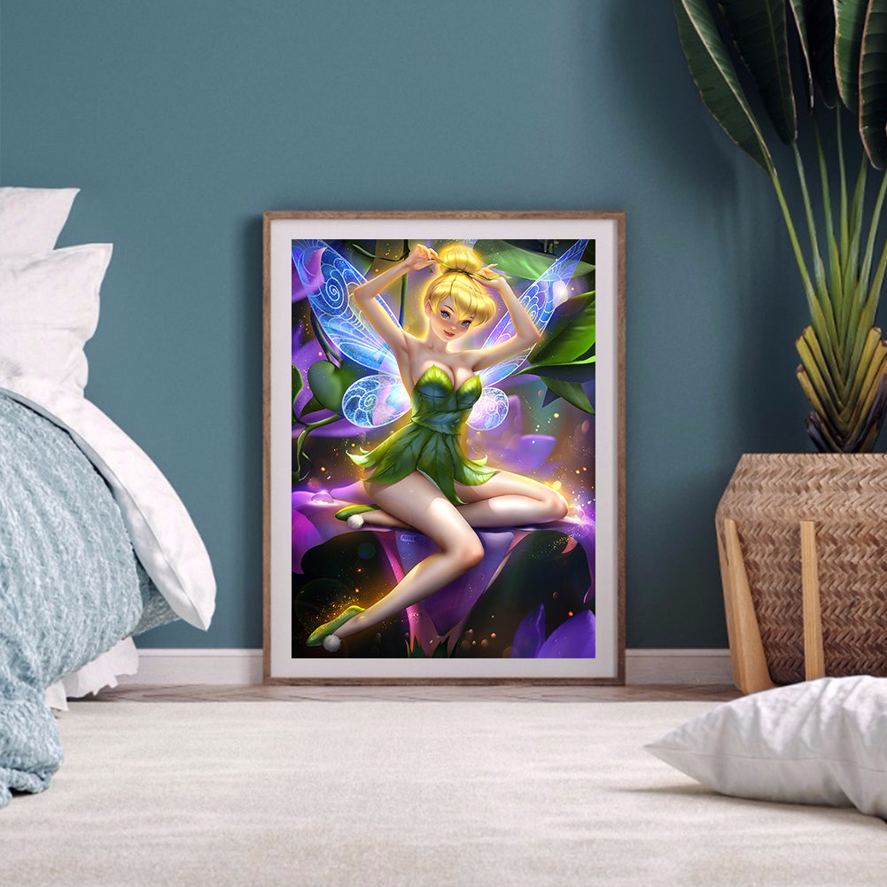 Disney Tinker Bell - Full Round Drill Diamond Painting 30*40CM