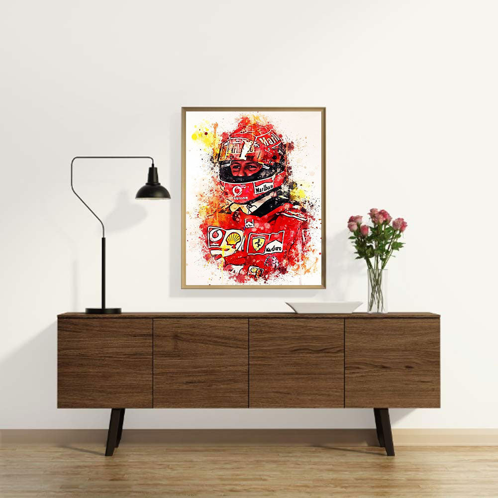Motorcycle Racer - Full Round Drill Diamond Painting 30*40CM