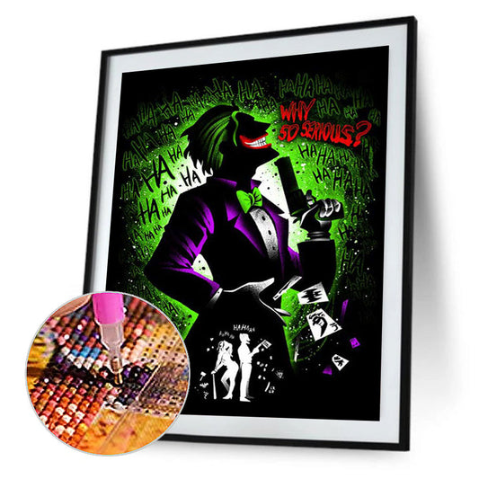 People Silhouette - Full Round Drill Diamond Painting 30*40CM