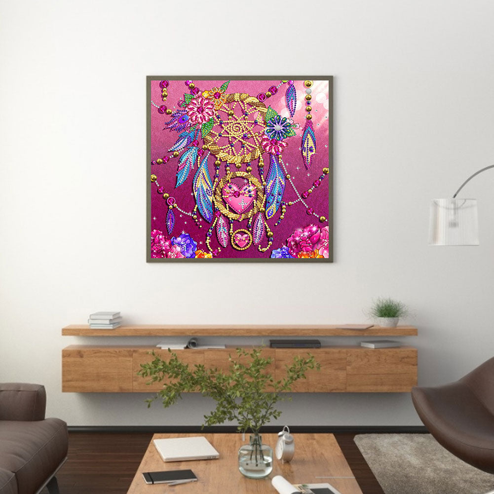 Dreamcatcher - Special Shaped Drill Diamond Painting 30*30CM