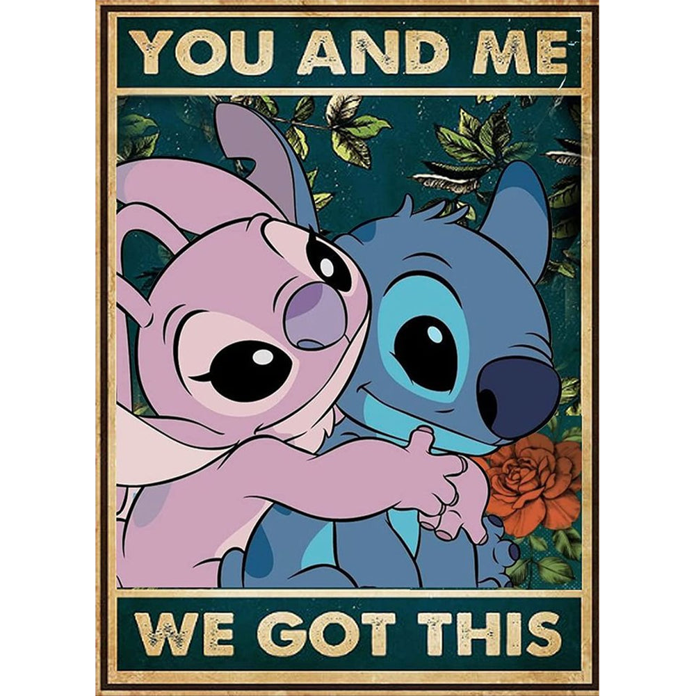 Stitch - Full Round Drill Diamond Painting 30*40CM