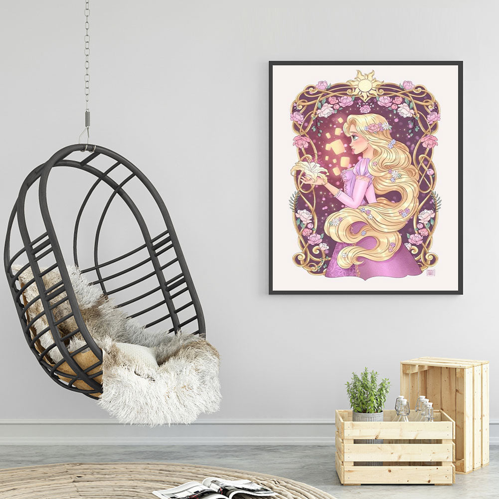 Disney Princess Le Pei - Full Round Drill Diamond Painting 30*40CM