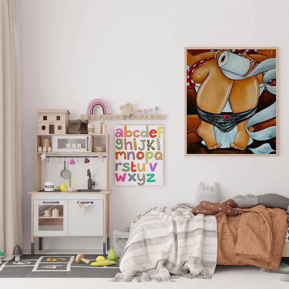 Fat Woman - Full Round Drill Diamond Painting 40*50CM