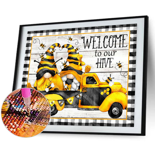 Bee Goblin - Full Round Drill Diamond Painting 50*40CM