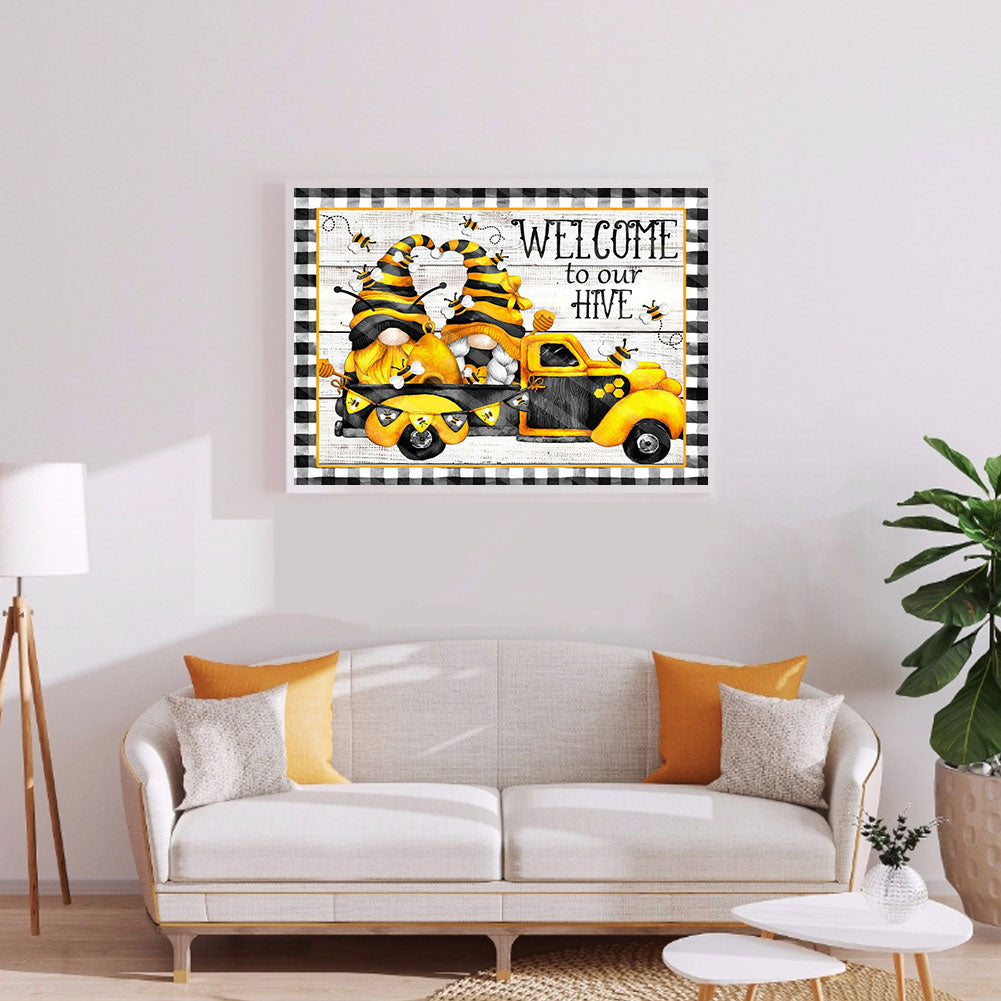 Bee Goblin - Full Round Drill Diamond Painting 50*40CM