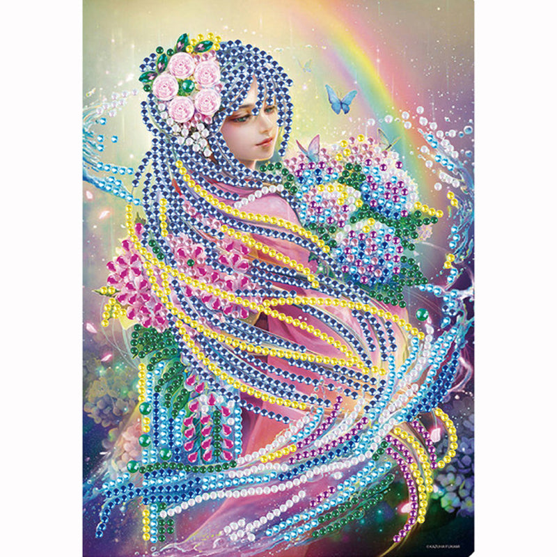 Classical Girl - Special Shaped Drill Diamond Painting 30*40CM