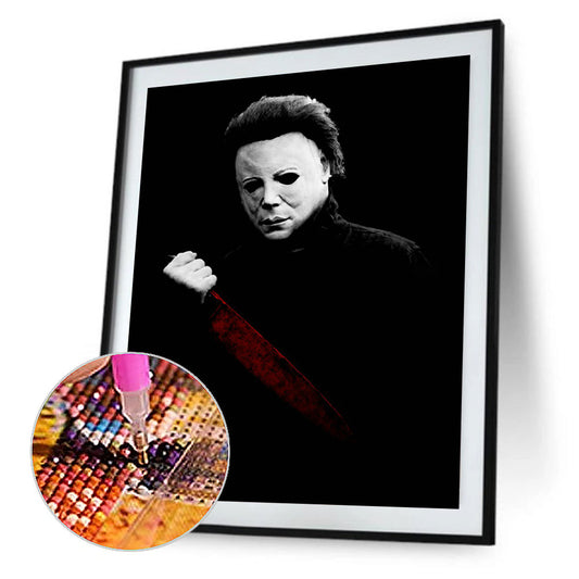 Horror Movie Halloween - Michael Myers - Full Round Drill Diamond Painting 30*40CM