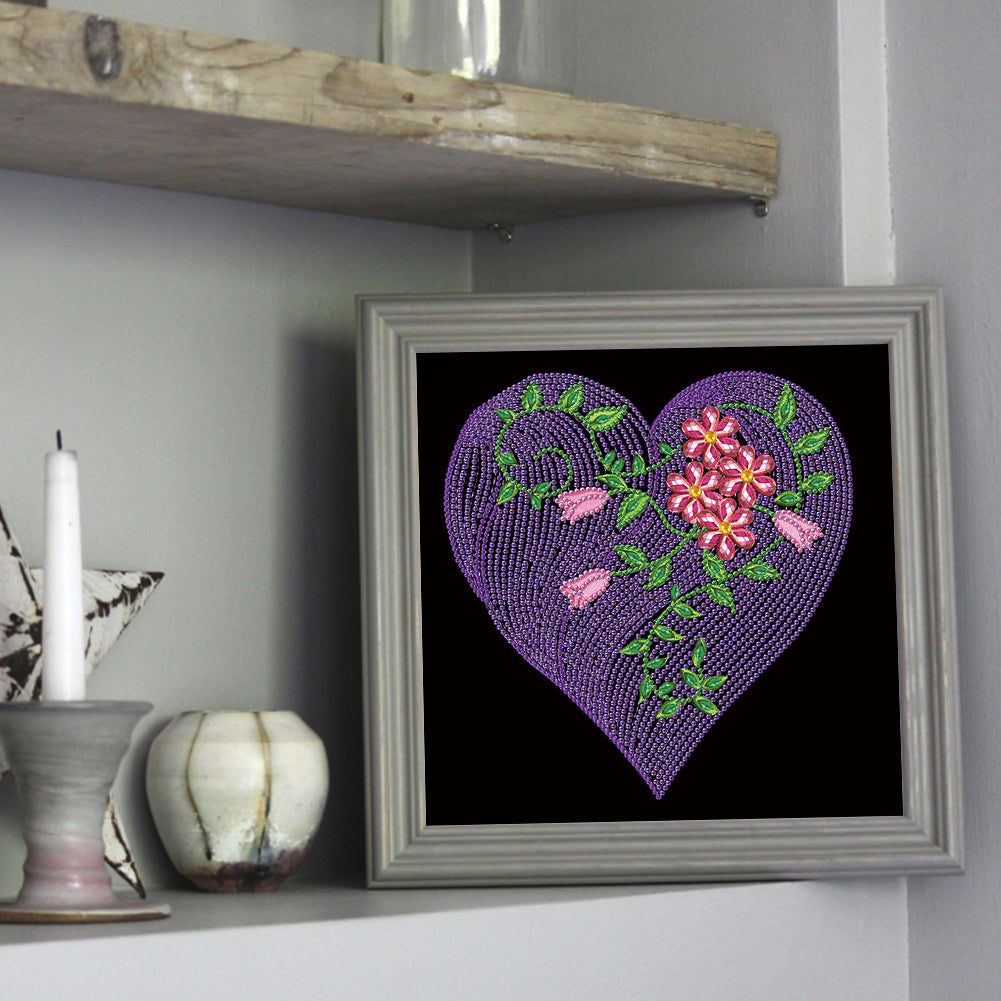 Line Art 30*30CM(Canvas) Special Shaped Drill Diamond Painting