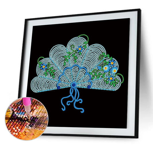 Line Art 30*30CM(Canvas) Special Shaped Drill Diamond Painting