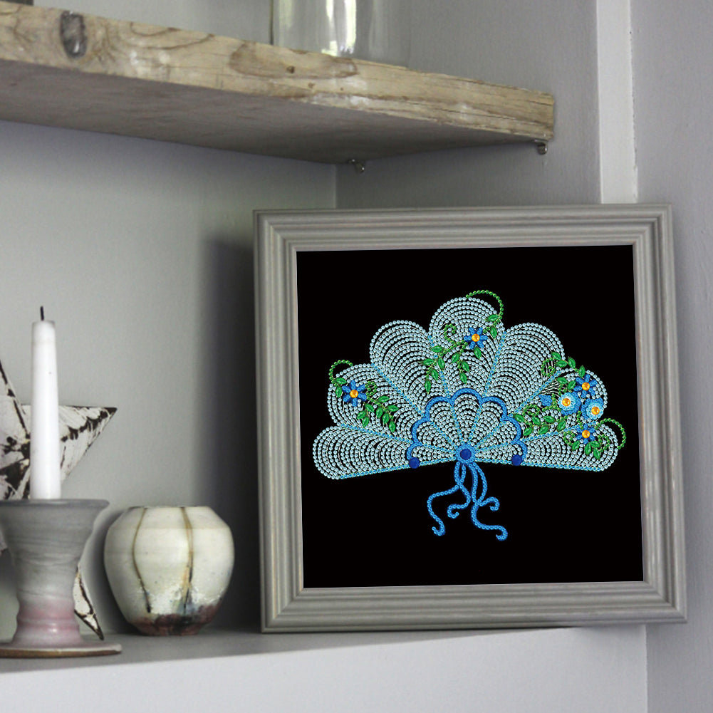 Line Art 30*30CM(Canvas) Special Shaped Drill Diamond Painting