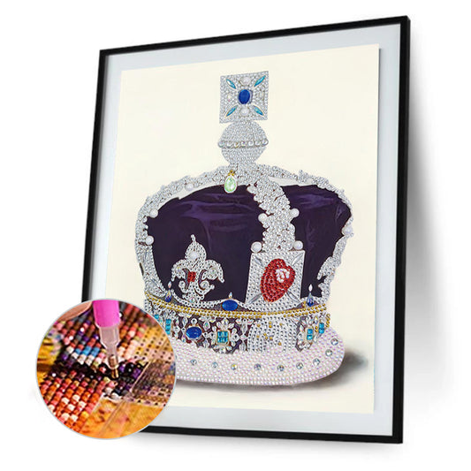 Queen'S Crown - Special Shaped Drill Diamond Painting 30*40CM