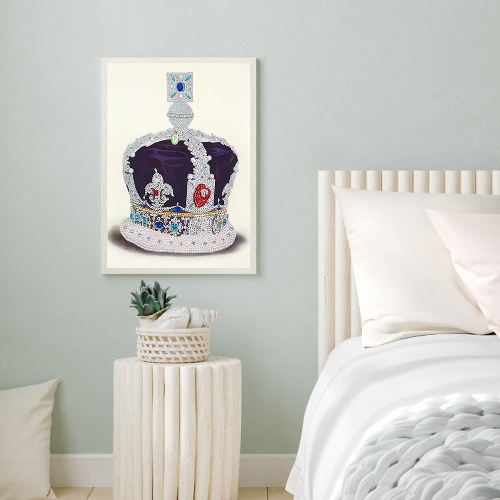 Queen'S Crown - Special Shaped Drill Diamond Painting 30*40CM