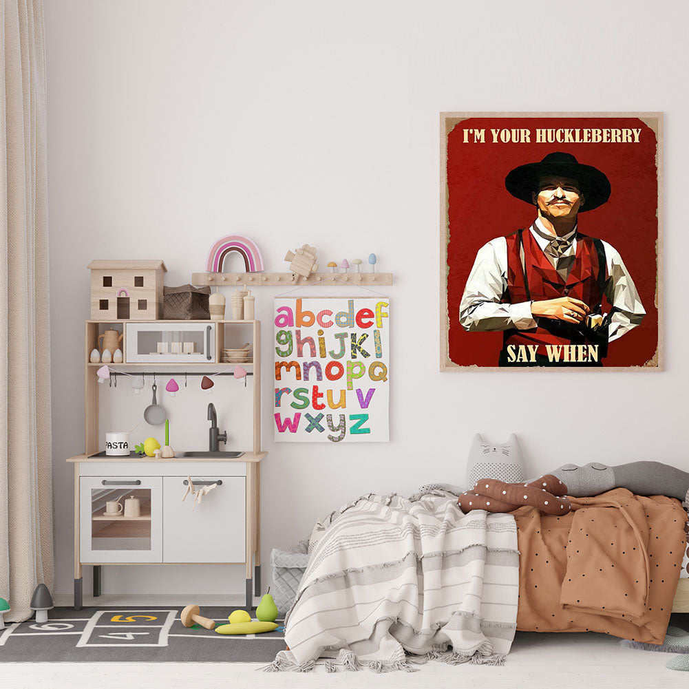 Professional Gambler Doc Holliday - Full Round Drill Diamond Painting 30*40CM