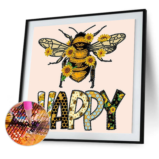 Bee - Special Shaped Drill Diamond Painting 30*30CM
