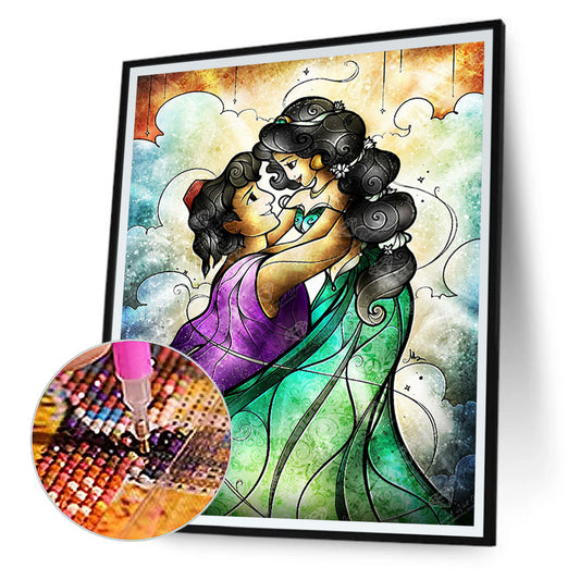 Princess Jasmine - Full Round Drill Diamond Painting 30*40CM