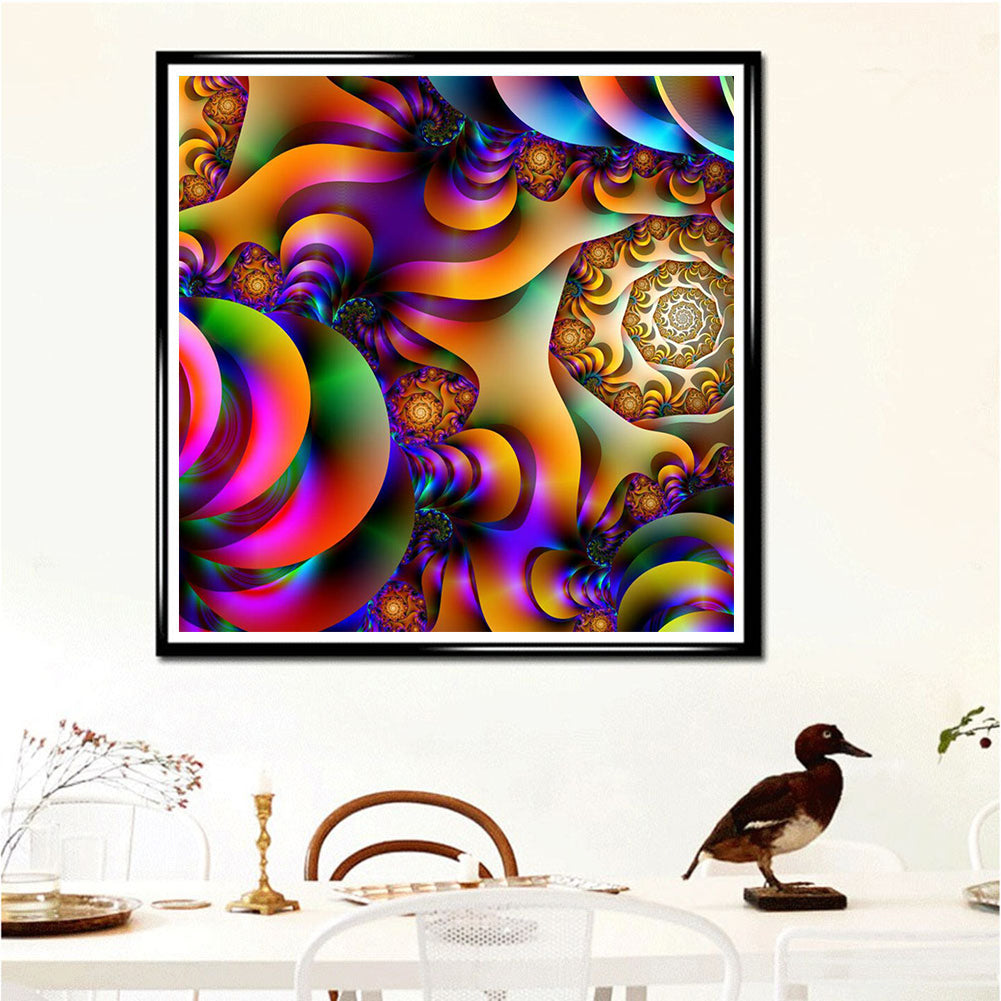 Fractal Art - Full Round Drill Diamond Painting 40*40CM