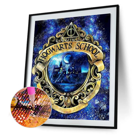 Harry Potter Castle - Full Round Drill Diamond Painting 40*50CM