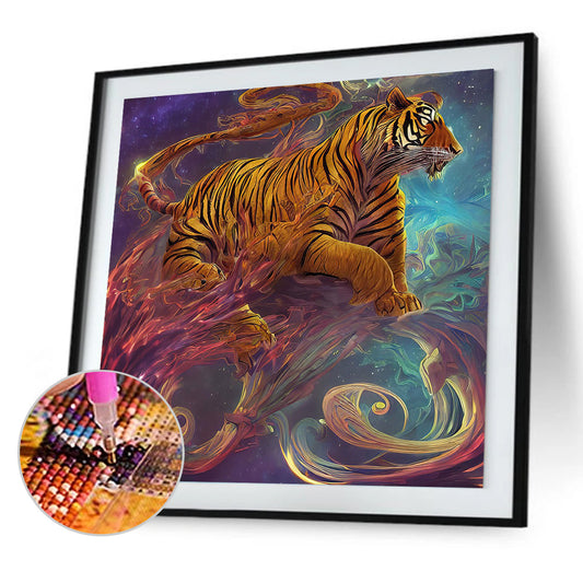 Tiger - Full Round Drill Diamond Painting 40*40CM