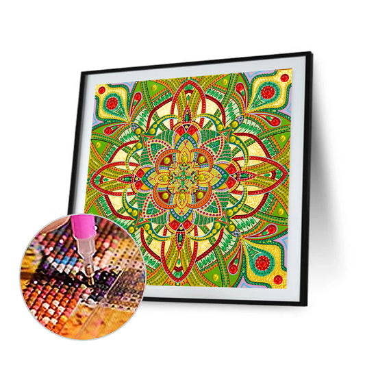 Mandala - Special Shaped Drill Diamond Painting 30*30cm
