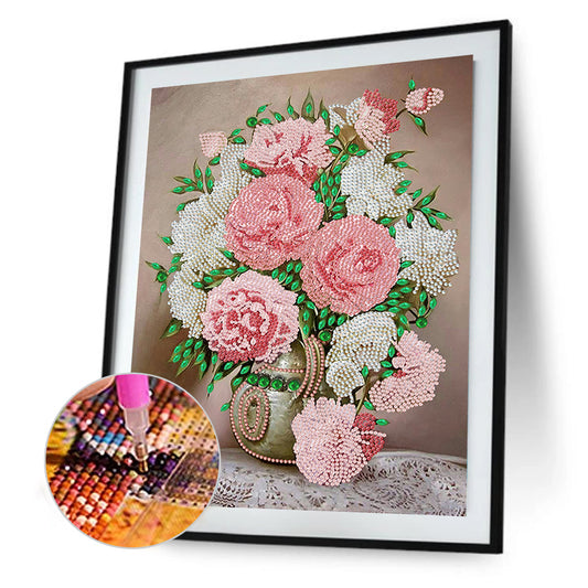 Ornament Vase - Special Shaped Drill Diamond Painting 30*40CM