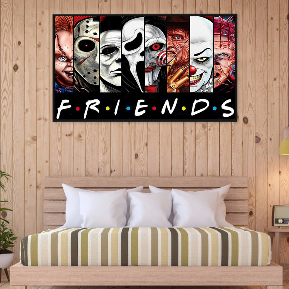 Horror Movie - Full Square Drill Diamond Painting 55*35CM