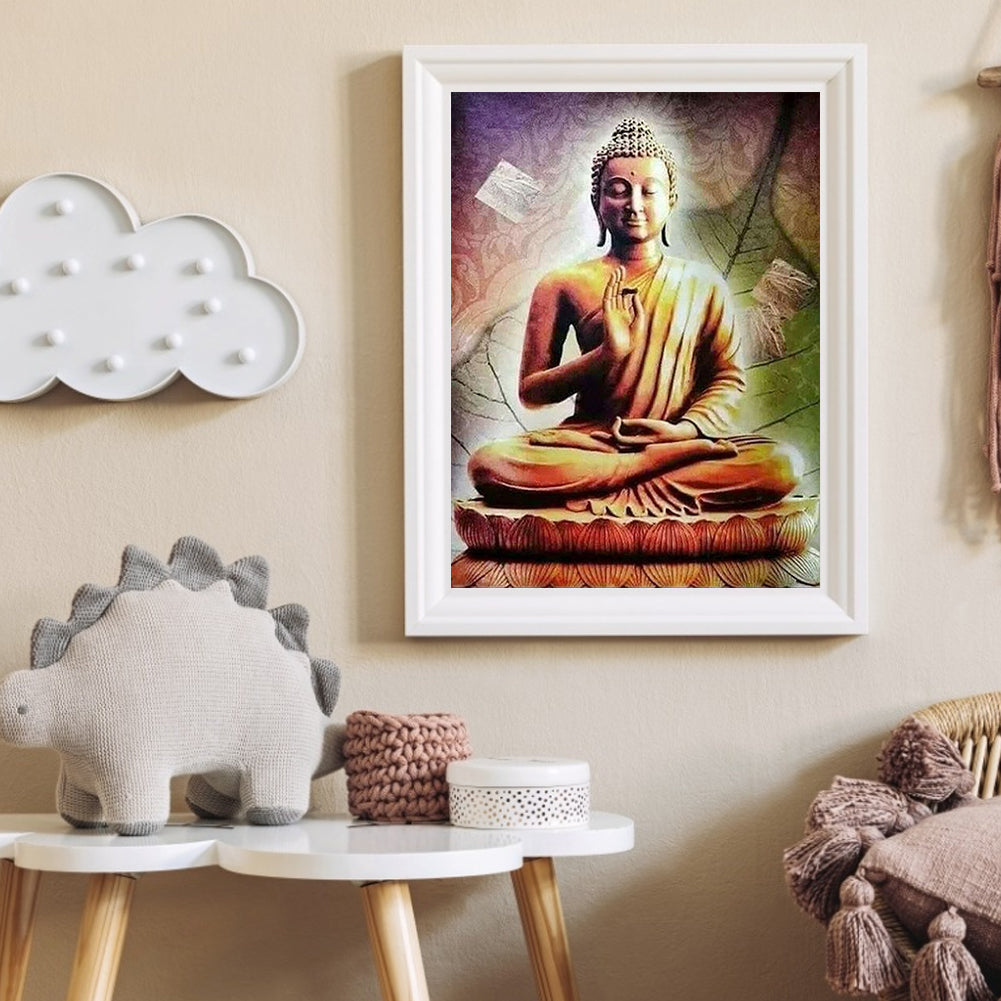 Buddha Statue - Full Round Drill Diamond Painting 40*50CM