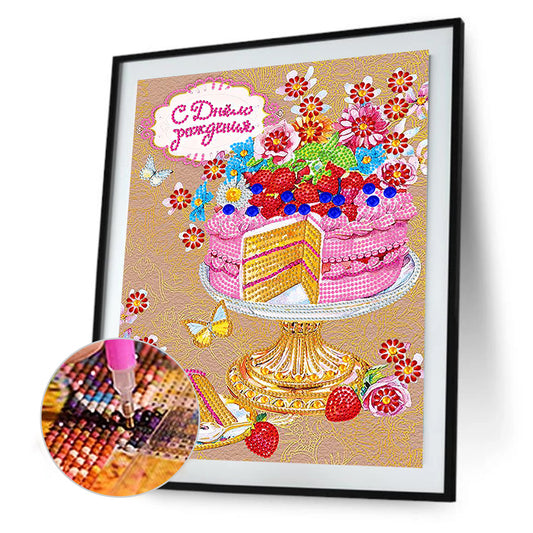 Exquisite Afternoon Tea - Special Shaped Drill Diamond Painting 30*40CM