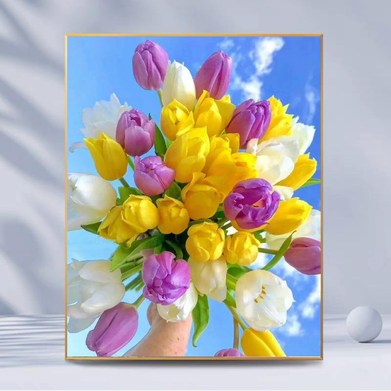 Tulip - Full Round Drill Diamond Painting 30*40CM