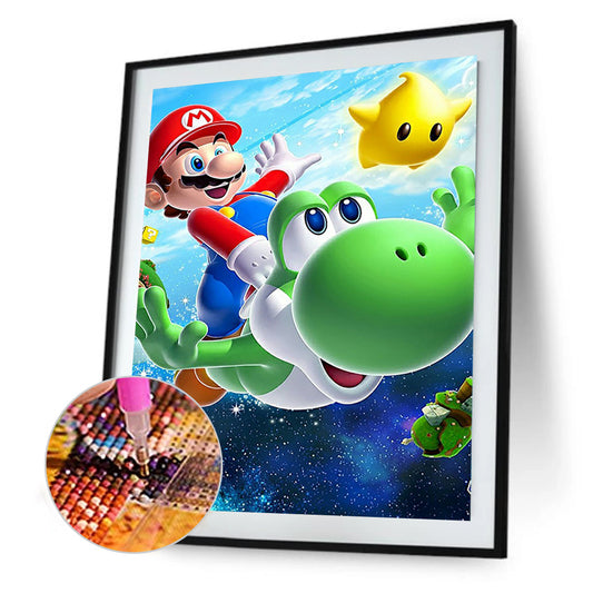 Mario - Full Round Drill Diamond Painting 40*50CM