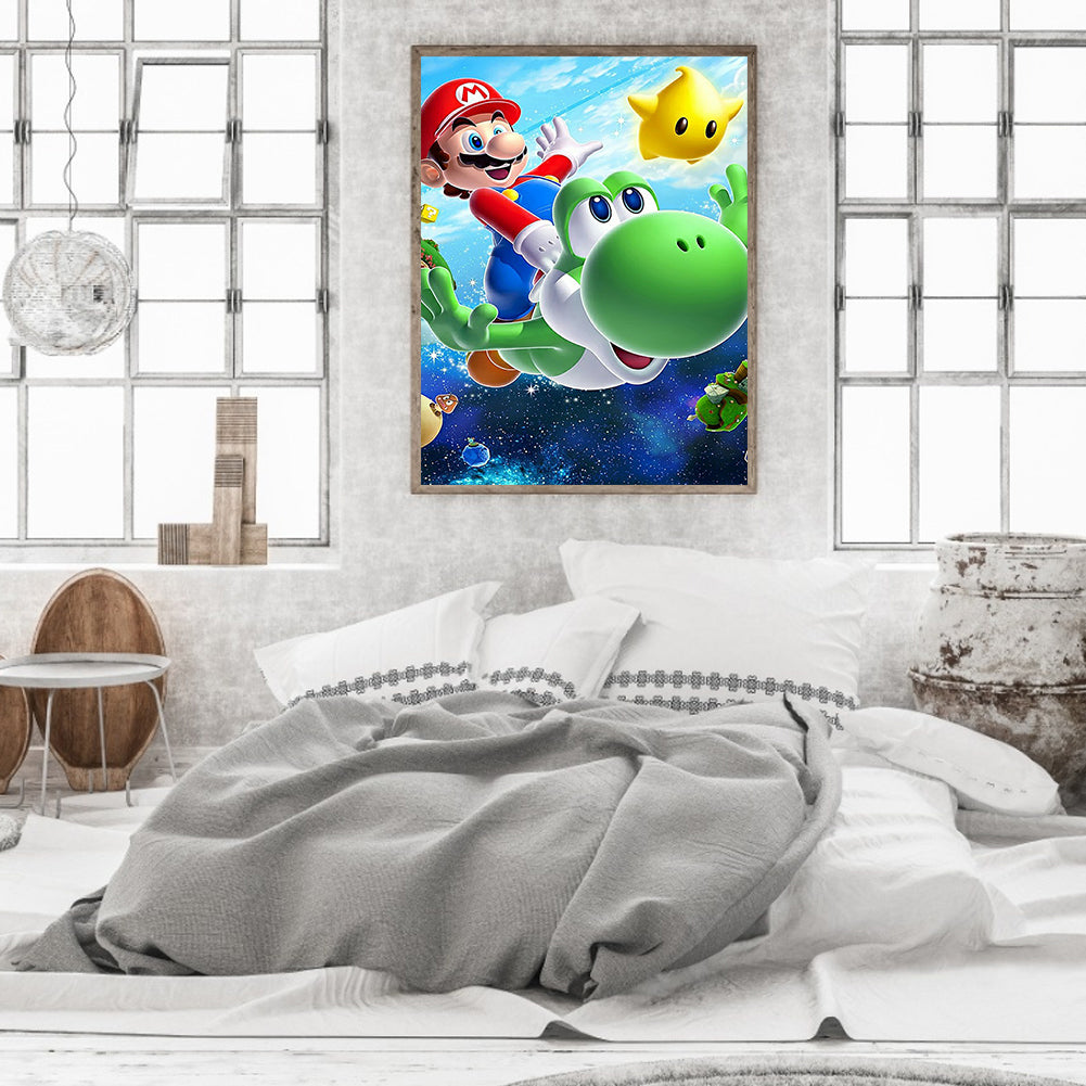 Mario - Full Round Drill Diamond Painting 40*50CM