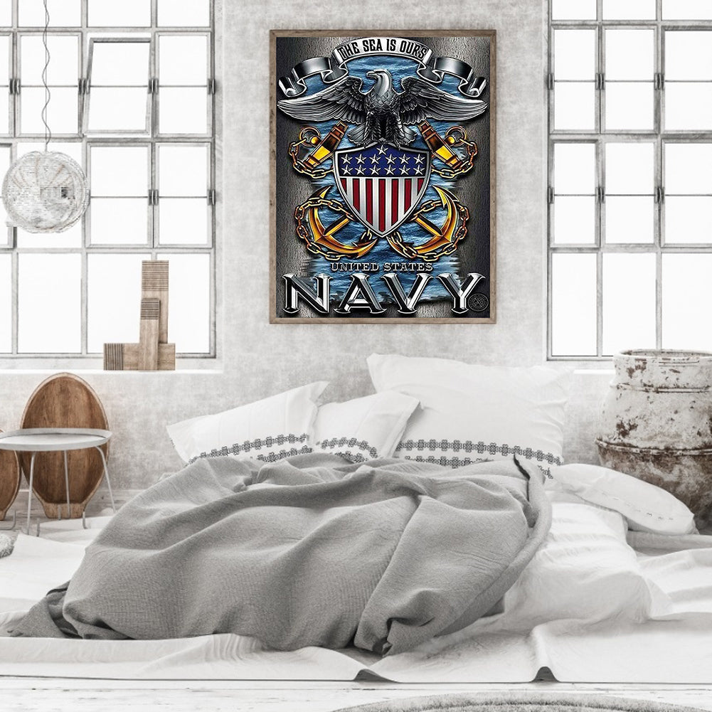 Us Army Eagle - Full Square Drill Diamond Painting 30*40CM