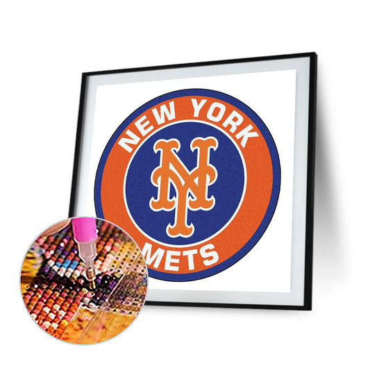 New York Mets Baseball Team - Full Round Drill Diamond Painting 30*30CM