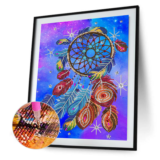 Dreamcatcher - Special Shaped Drill Diamond Painting 30*40cm