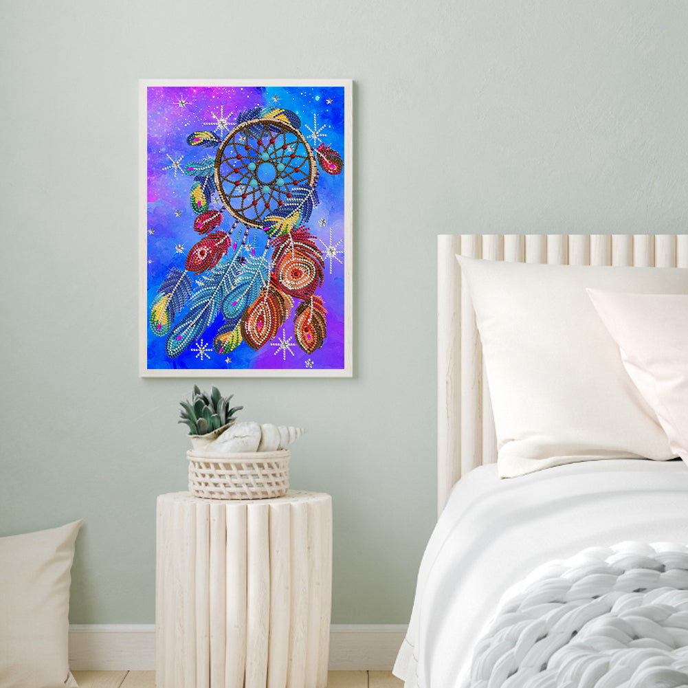 Dreamcatcher - Special Shaped Drill Diamond Painting 30*40cm