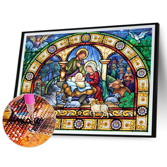 Our Lady Of Jesus - Full Square Drill Diamond Painting 50*40CM