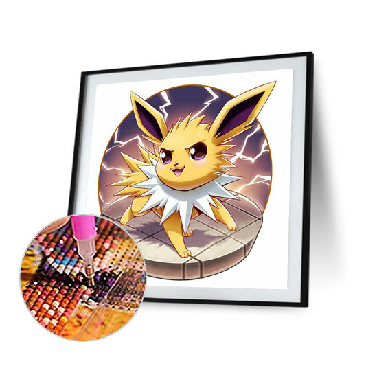 Pok¨¦mon Eevee - Full Square Drill Diamond Painting 30*30CM