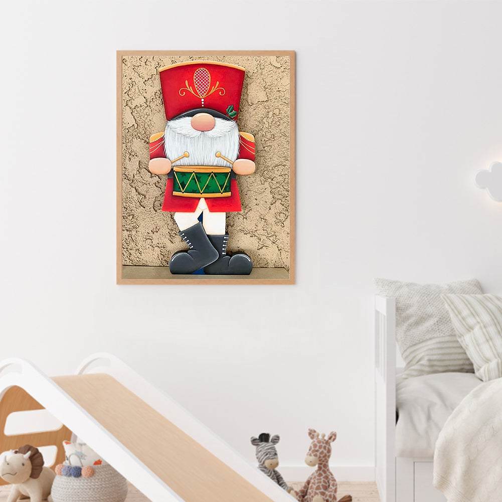 Gingerbread Man Gnome - Full Square Drill Diamond Painting 30*40CM