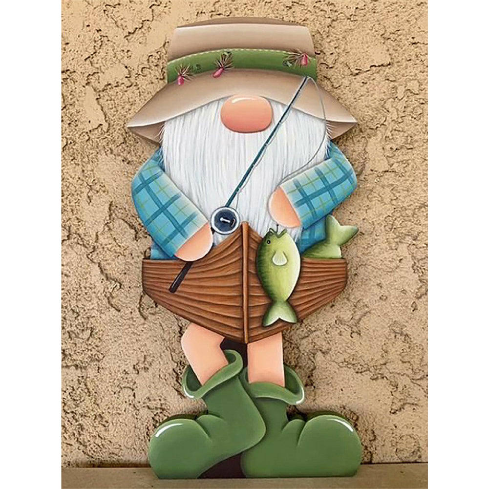 Gingerbread Man Gnome - Full Square Drill Diamond Painting 30*40CM