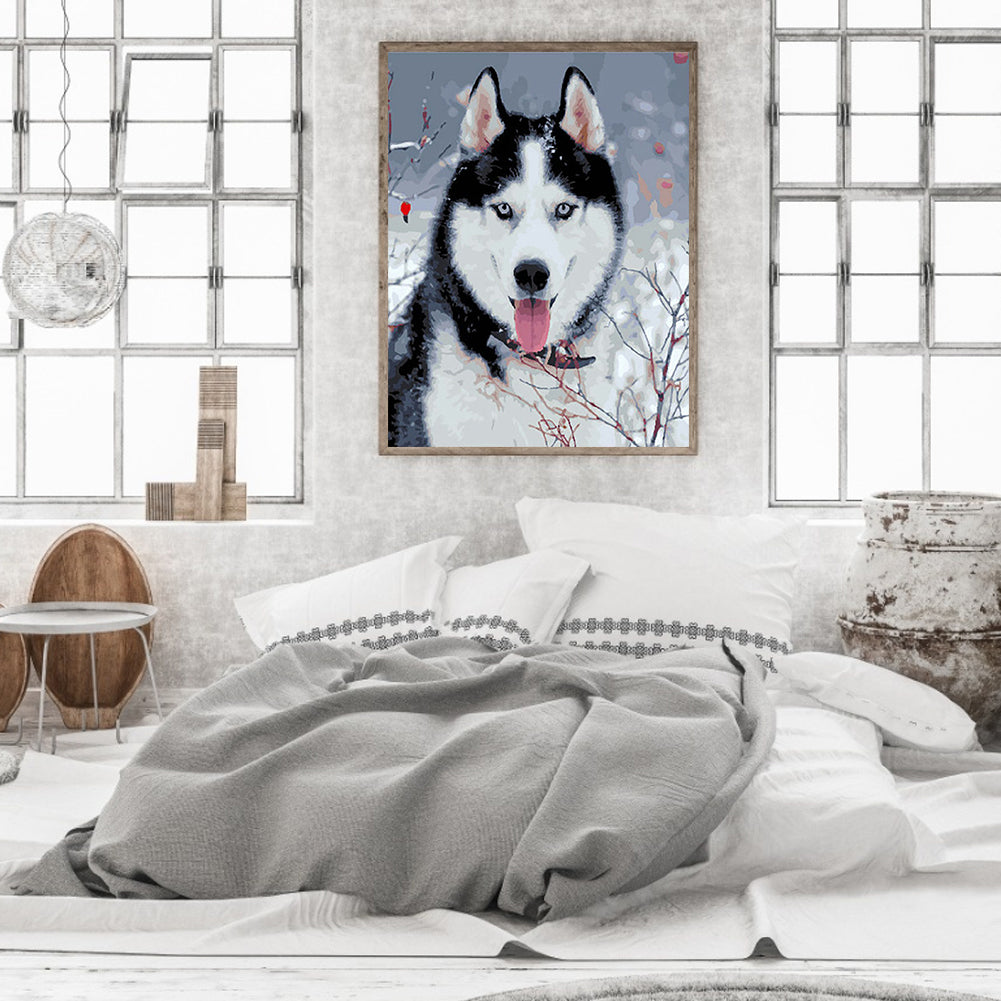 Husky - Full Round Drill Diamond Painting 30*40CM