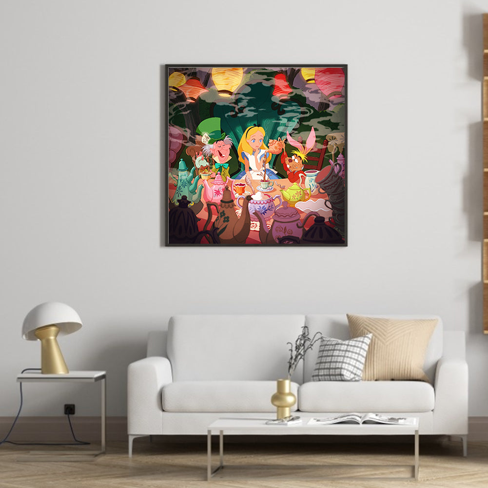 Alice In Wonderland - Full Round Drill Diamond Painting 40*40CM
