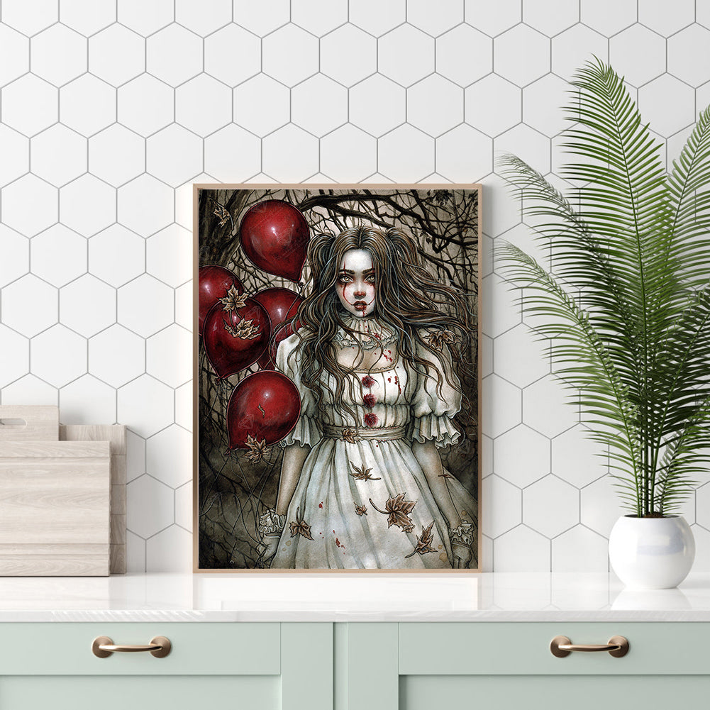 Bloodthirsty Warrior - Full Round Drill Diamond Painting 30*40CM